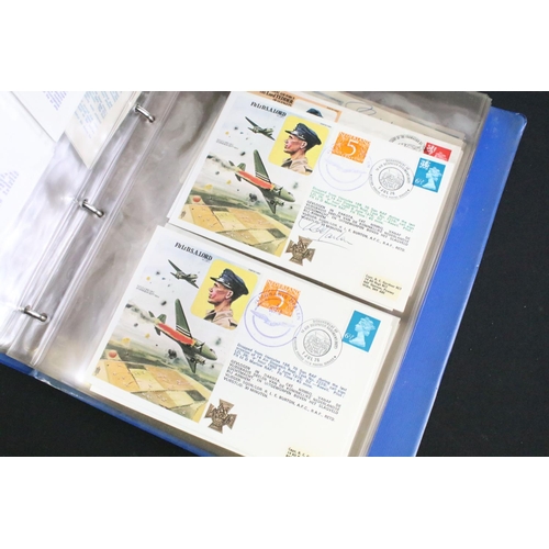 453 - A large collection of Royal Air Force / R.A.F. stamp first day covers within albums together with so... 