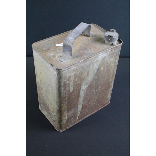 454 - A mid 20th century World war Two / WW2 1943 dated petrol can, broad arrow marked.