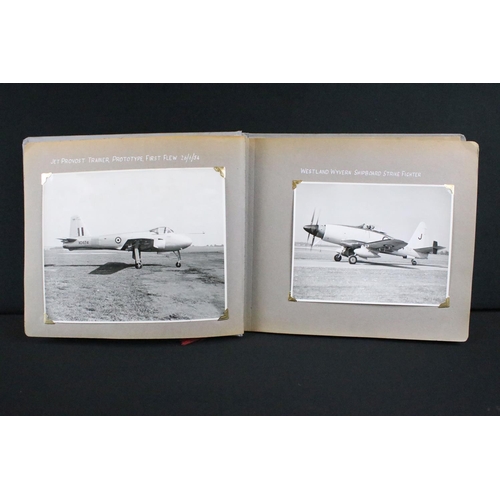 483 - A World War Two / WW2 era photograph postcard album contained original press photographs, photograph... 