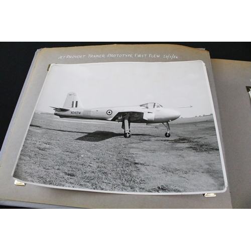 483 - A World War Two / WW2 era photograph postcard album contained original press photographs, photograph... 