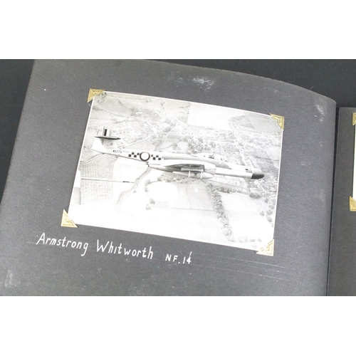 484 - A World War Two / WW2 era photograph postcard album contained original press photographs, photograph... 