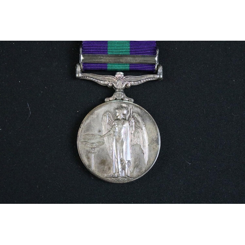 7 - A British full size General Service Medal / G.S.M. with Cyprus clasp, correctly named and issued to ... 