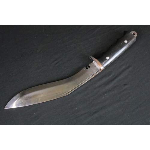 74 - A hand crafted Service No.5 Ultimate Kukri knife by 