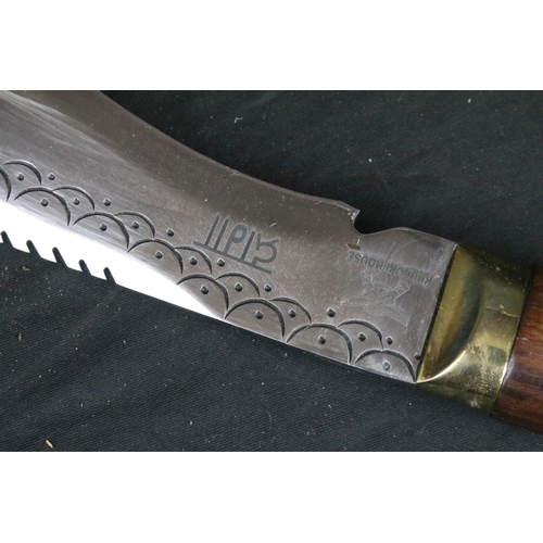 75 - A hand crafted Draga Kukri knife by 