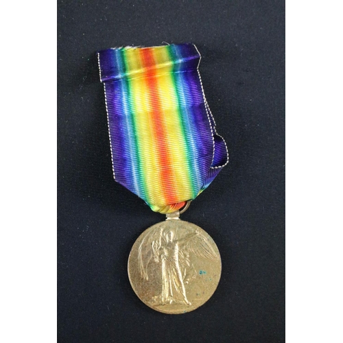 8 - A British World War One / WW1 full size medal trio to include the Great War of Civilisation Victory ... 