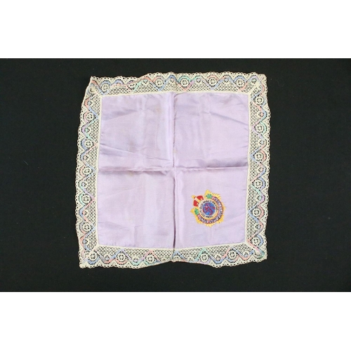 9 - A collection of World War One / WW1 patriotic silk handkerchiefs and postcards to include the Army S... 