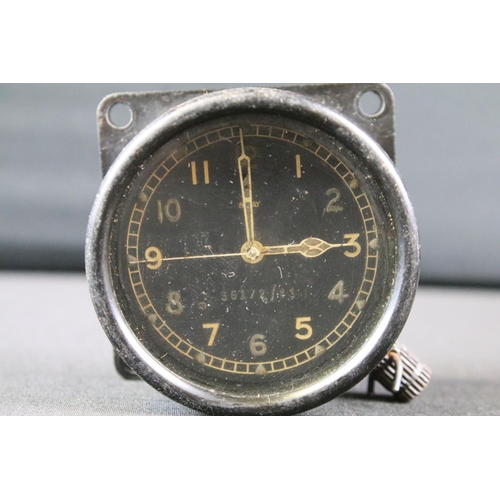 92 - A British World War Two / WW2 Air Ministry / Royal Air Force RAF Spitfire Aircraft instrument panel ... 