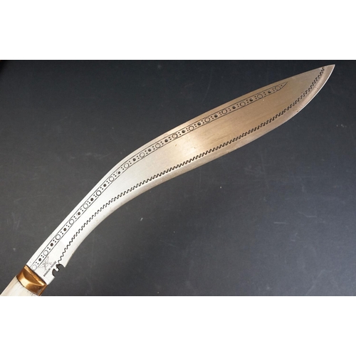 98 - A hand crafted Hansheeya Kukri knife by 