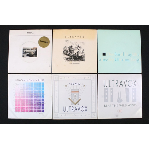 136 - Vinyl - 5 albums 5 x 12 and 7 x 7” singles by Ultravox including picture disc and promo, to include:... 