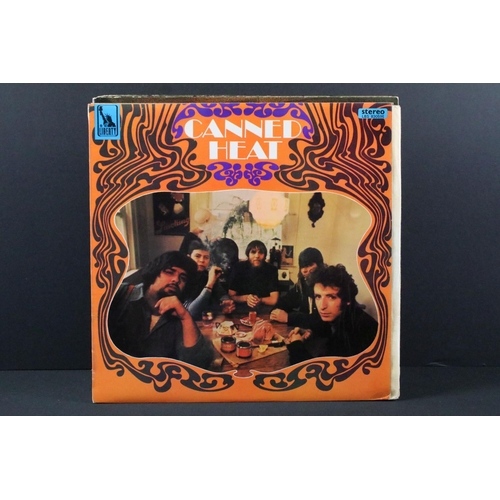 138 - Vinyl - 7 original Canned Heat albums to include: Future Blues (Liberty - LBS 83364 UK 1st pressing,... 