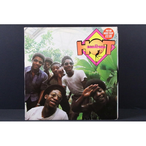 146 - Vinyl - 6 Reggae/ Dub / Afro Cuban albums and one 12” to include: The Equators – Hot (Stiff - SEEZ 3... 