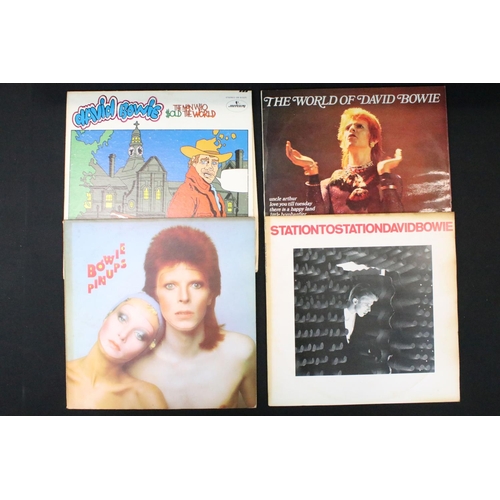 151 - Vinyl - 15 David Bowie LPs spanning his career to include Low, Diamond Dogs, Hunky Dory, Stage, Lodg... 