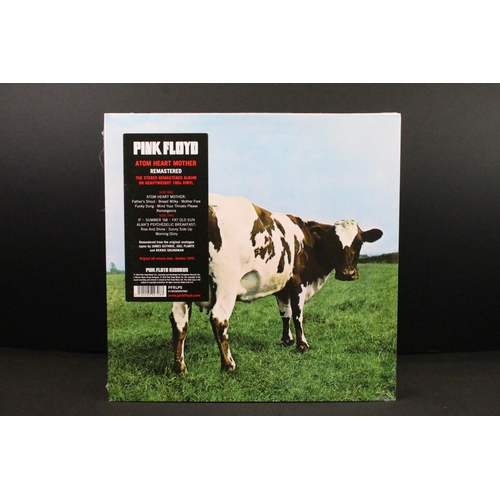 174 - Vinyl - 7 Recent release / reissue Pink Floyd / Gilmour LPs to include The Endless River, Atom Heart... 