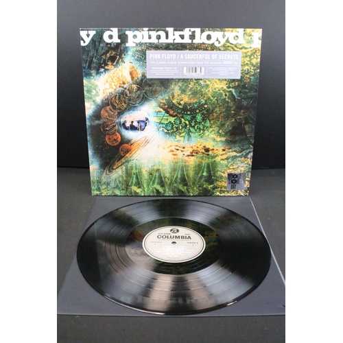 176 - Vinyl - 3 reissues of Pink Floyd A Saucerful Of Secrets to include Record Store Day 2019, 1 German r... 