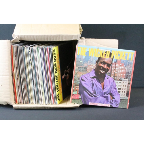 190 - Vinyl - Over 60 Soul / Funk / Disco LPs to include Wilson Pickett, Joe Tex, Otis Redding x 3, Allen ... 