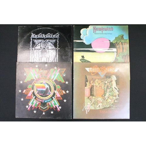 201 - Vinyl - Over 50 Rock / Prog / Hard Rock LPs to include Hawkwind x 2, Aerosmith, Flash, Groundhogs, S... 