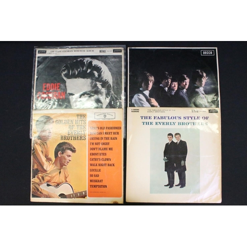 209 - Vinyl - Over 50 Pop & Rock LPs to include Eddie Cochran, The Beatles x 4 (Please Please Me, Rubber S... 