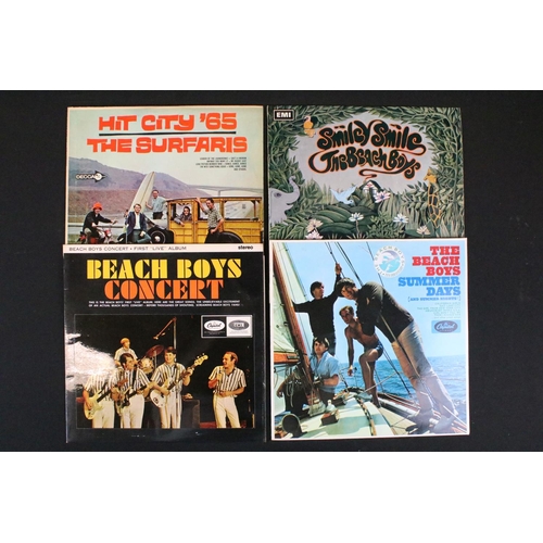 220 - Vinyl - 41 Beach Boys & Surf LPs and 1 12