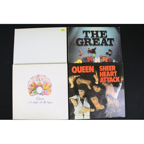 252 - Vinyl - Over 75 Rock & Pop LPs to include The Sex Pistols, Queen x 4, The Beatles (White Album, side... 