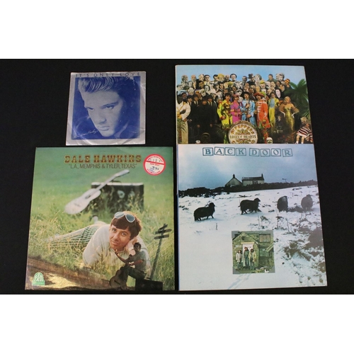 263 - Vinyl - 65 Rock & Pop LPs to include The Beatles (Sgt Pepper with flame inner), Dale Hawkins, Back D... 