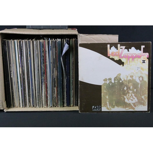 267 - Vinyl - Over 80 Rock & Pop LPs and 3 box sets to include Led Zeppelin II (plum Atlantic), The Clash,... 