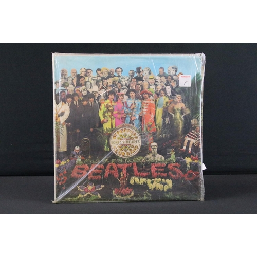 269 - Vinyl - 27 Beatles & Members LPs to include Abbey Road (misaligned apple), Let It Be (green apple), ... 