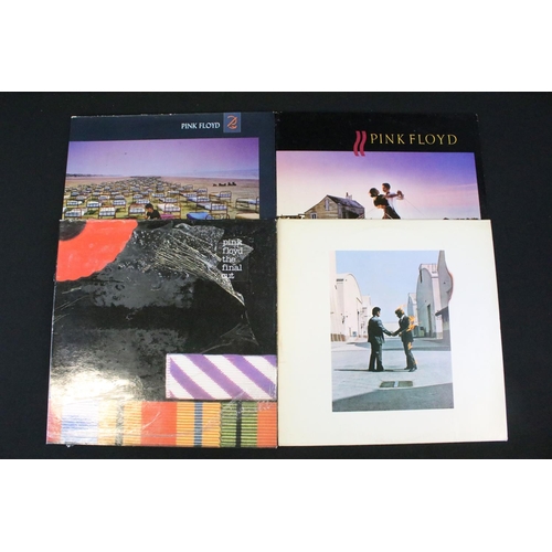 84 - Vinyl - 14 Pink Floyd LPs to include Dark Side Of The Moon, The Piper At The Gates Of Dawn, The Wall... 