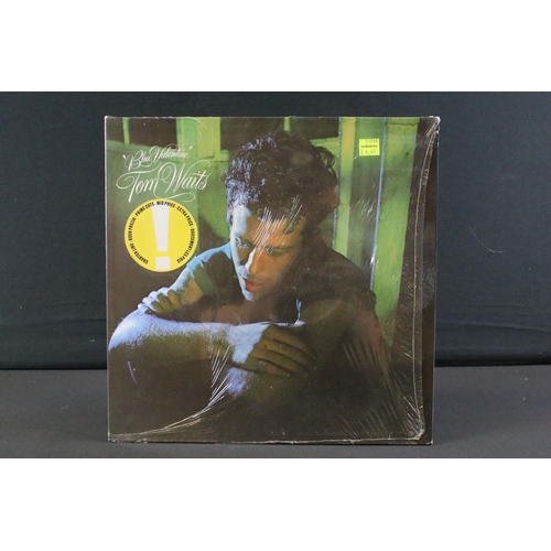 88 - Vinyl - 8 Tom Waits LPs to include Blue Valentine x 2 (one in open shrink), Swordfishtrombones, Boun... 