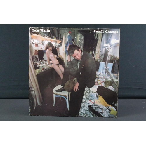 88 - Vinyl - 8 Tom Waits LPs to include Blue Valentine x 2 (one in open shrink), Swordfishtrombones, Boun... 