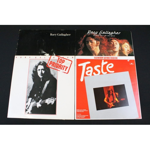 91 - Vinyl - 10 Rory Gallagher / Taste LPs to include Live In Europe, Stage Struck, Irish Tour '74, Deuce... 