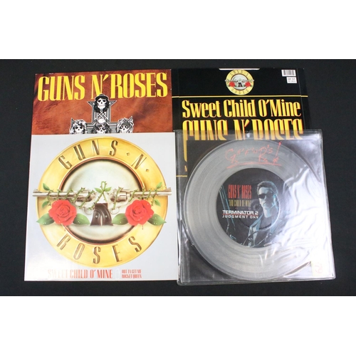 94 - Vinyl - 4 Guns N Roses LPs and 8 12