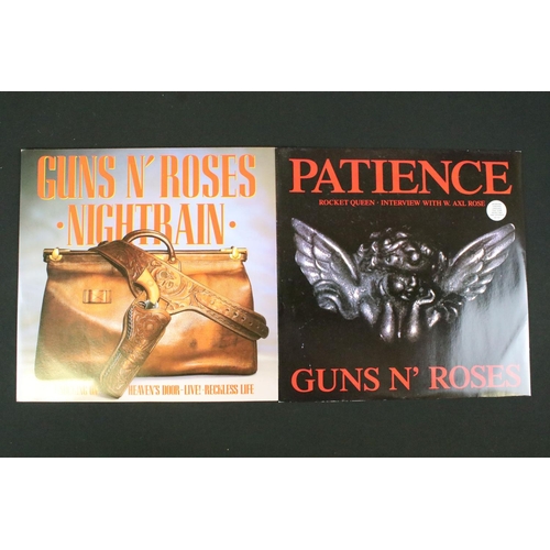 94 - Vinyl - 4 Guns N Roses LPs and 8 12