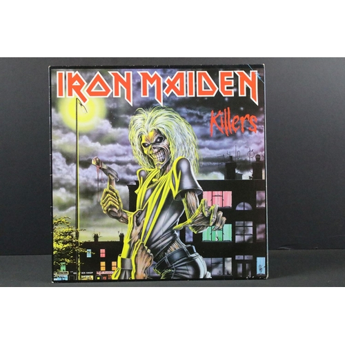 95 - Vinyl - 5 Iron Maiden LPs, 1 Bruce Dickinson LP, 1 12