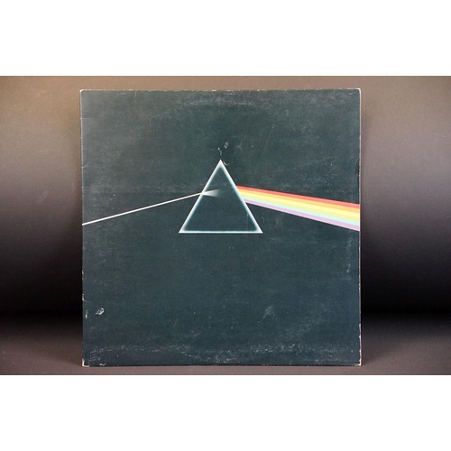 100 - Vinyl - 7 Pink Floyd albums to include: Dark Side Of The Moon (SHVL 804, A3 / B2 matrices) VG+, Atom... 