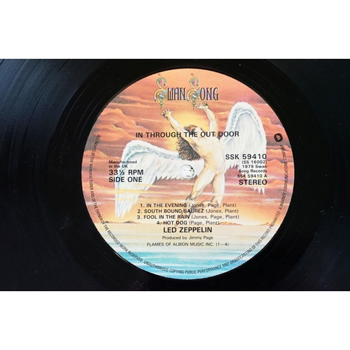 101 - Vinyl - 5 Led Zeppelin LPs to include III (working wheel), Coda, Physical Graffiti, In Through The O... 