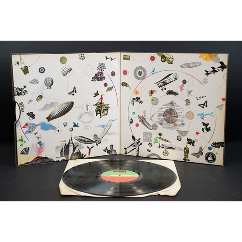 101 - Vinyl - 5 Led Zeppelin LPs to include III (working wheel), Coda, Physical Graffiti, In Through The O... 