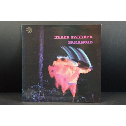 102 - Vinyl - 6 Black Sabbath LPs to include self titled, Paranoid, Master Of Reality (box cover, spaceshi... 