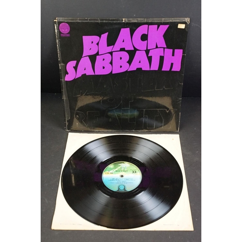 102 - Vinyl - 6 Black Sabbath LPs to include self titled, Paranoid, Master Of Reality (box cover, spaceshi... 