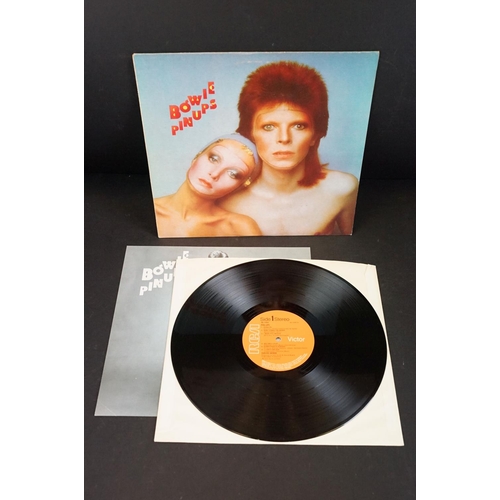 103 - Vinyl - 8 David Bowie LPs to include Ziggy Stardust, Space Oddity (US pressing), Hunk Dory, The Man ... 