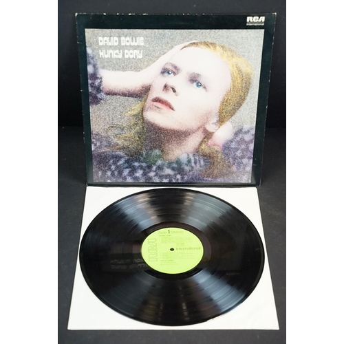 103 - Vinyl - 8 David Bowie LPs to include Ziggy Stardust, Space Oddity (US pressing), Hunk Dory, The Man ... 