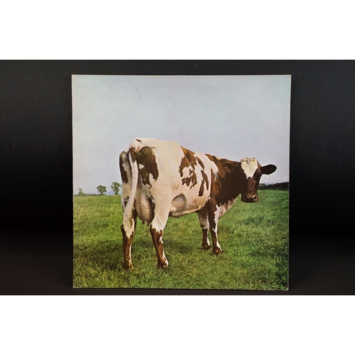 109 - Vinyl - 4 Pink Floyd LPs to include Atom Heart Mother x 2 (1 with no EMI is Vg+, 1 with EMI Vg), Wis... 