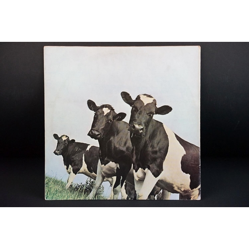 109 - Vinyl - 4 Pink Floyd LPs to include Atom Heart Mother x 2 (1 with no EMI is Vg+, 1 with EMI Vg), Wis... 