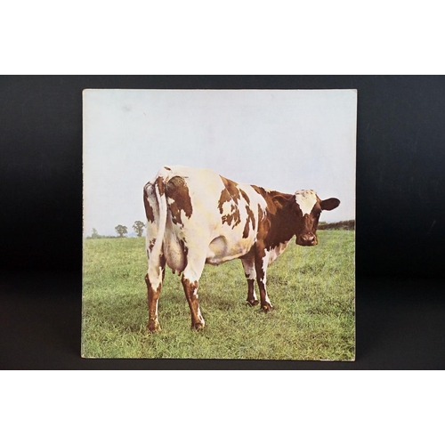 109 - Vinyl - 4 Pink Floyd LPs to include Atom Heart Mother x 2 (1 with no EMI is Vg+, 1 with EMI Vg), Wis... 