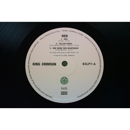 110 - Vinyl - 6 King Crimson LPs to include Red (reissue) Ex, Three Of A Perfect Pair Vg+/Ex, Islands (Nz ... 