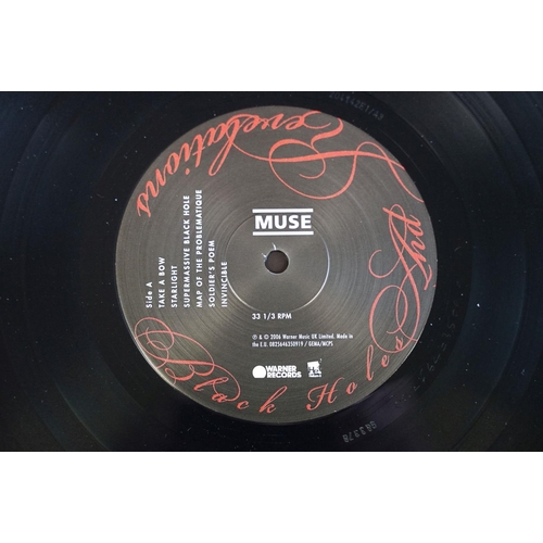 117 - Vinyl - 3 Muse LPs to include Black Holes & Revelations, Origin Of Symmetry (open shrink), Absolutio... 