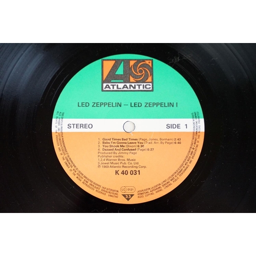 119 - Vinyl - 8 Led Zeppelin LPs to include Self titled, II, III (working wheel), IV, Presence, Physical G... 