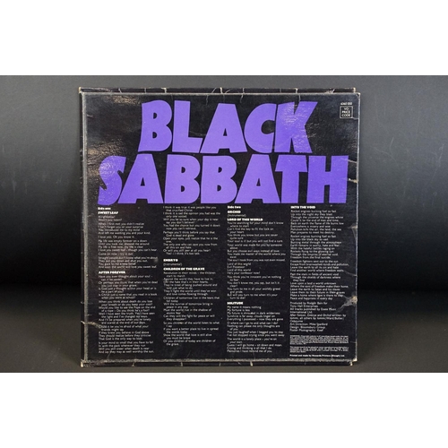 125 - Vinyl - 14 Black Sabbath LPs to include Master Of Reality (box sleeve), Vol 4 (Vertigo), Paranoid, S... 