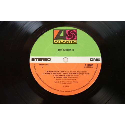 126 - Vinyl - 6 Led Zeppelin LPs to include II, III (working wheel), IV, Physical Graffiti, Coda, Song Rem... 