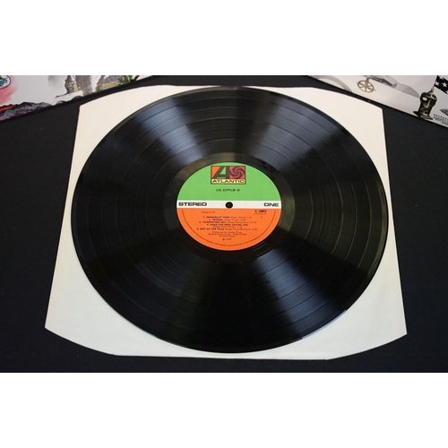 126 - Vinyl - 6 Led Zeppelin LPs to include II, III (working wheel), IV, Physical Graffiti, Coda, Song Rem... 