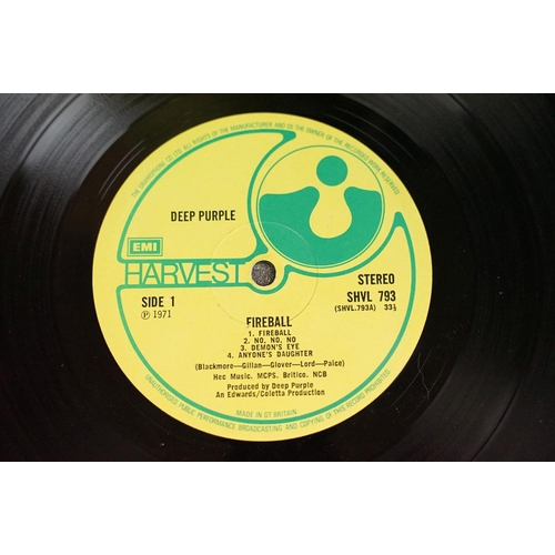 127 - Vinyl - 10 Deep Purple LPs to include Fireball, Stormbringer, Come Taste The Band, Live In London, M... 